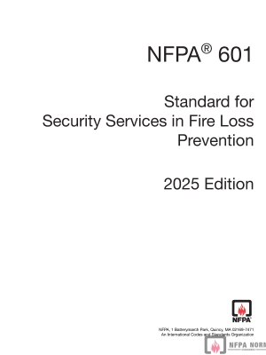 NFPA 601 PDF NFPA 601 PDF